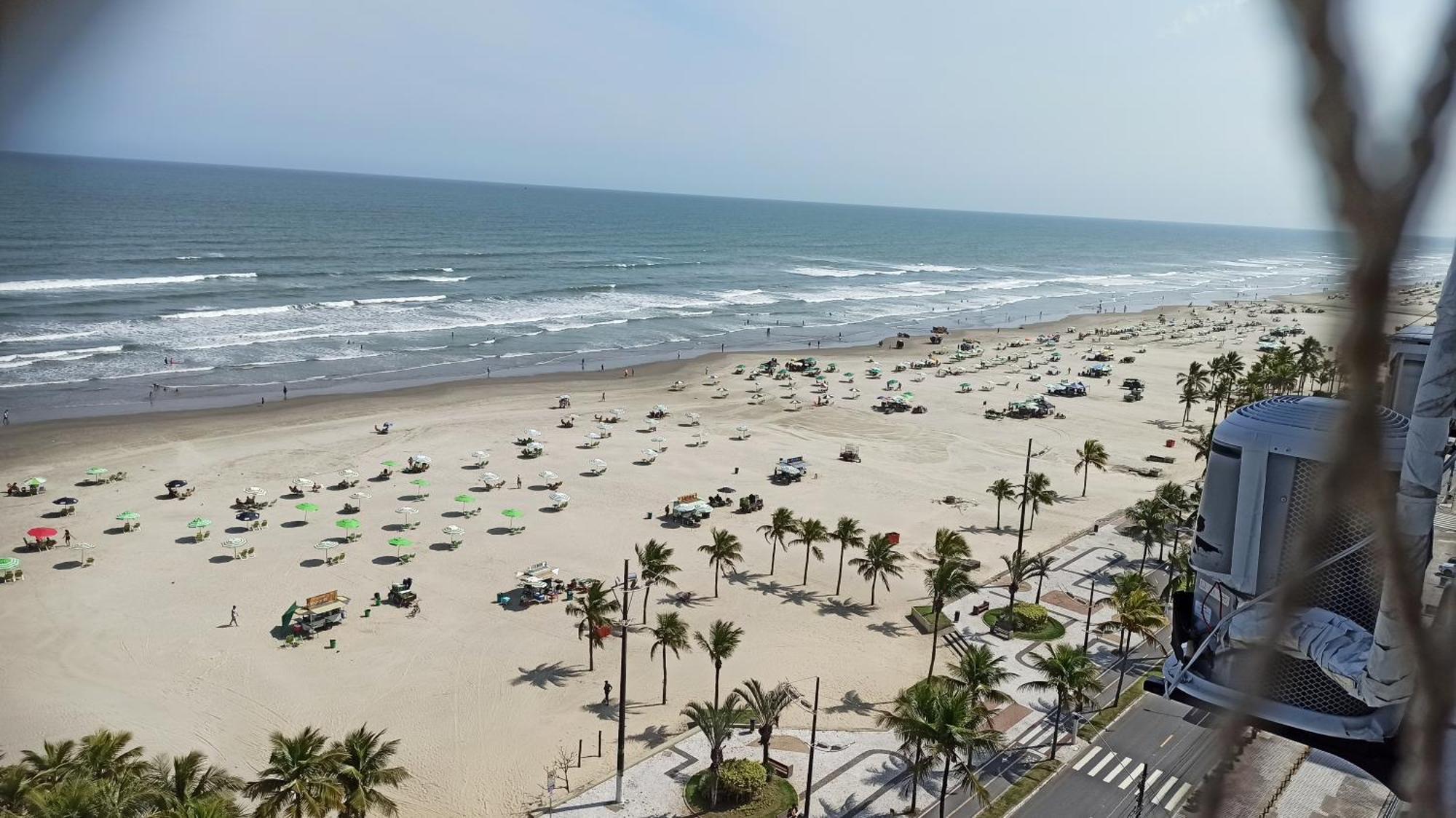 Apartamento De Frente E Com Vista Para O Mar Praia Grande  Exterior foto